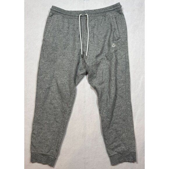 Nike Legacy Jogger Pants Carbon Heather Gray Jersey Sweatpants 805150 Men's XXL - Picture 1 of 11